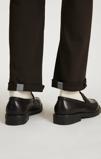 34 Heritage Charisma Relaxed Straight Commuter Pants in Brown