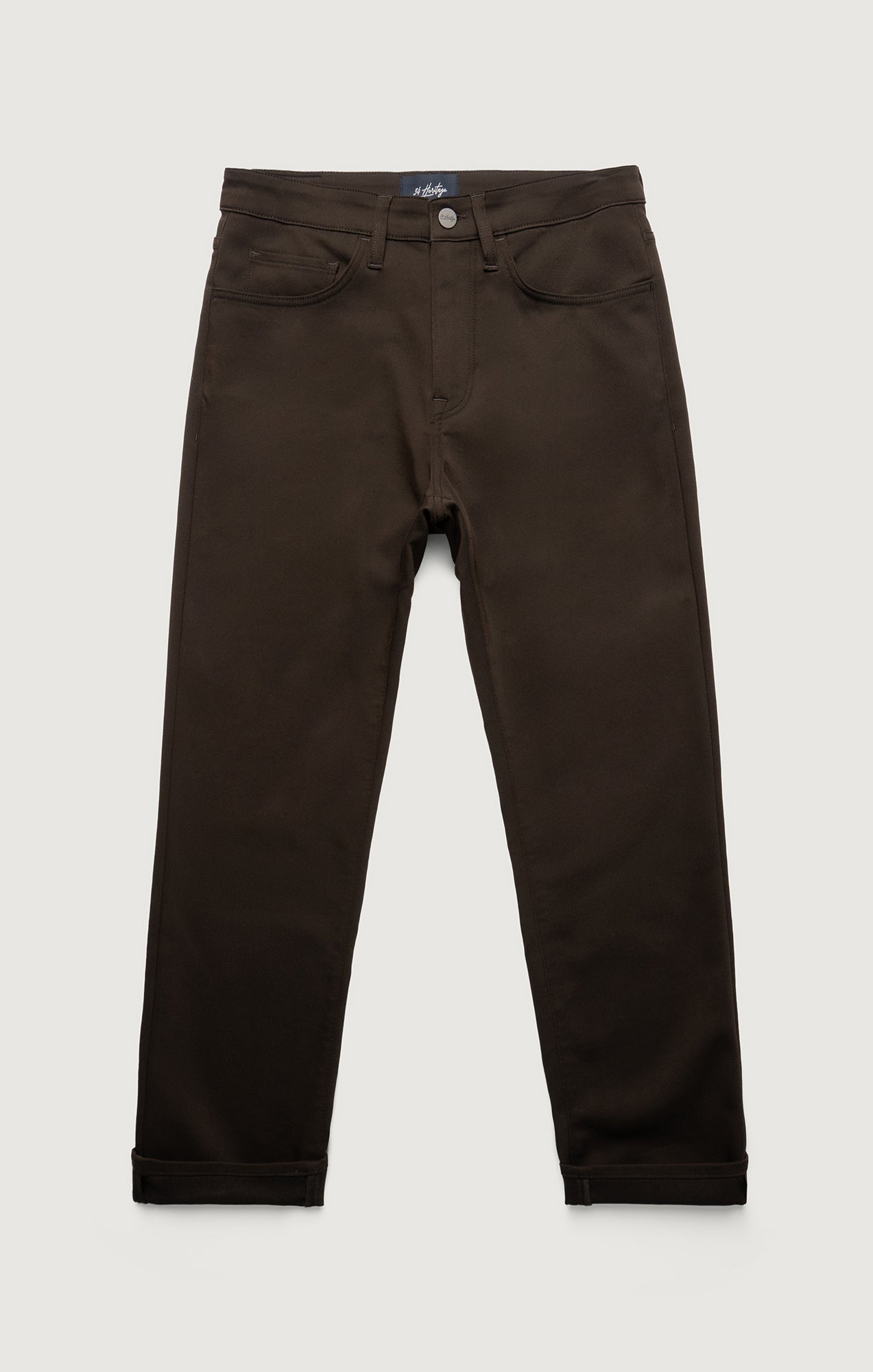 34 Heritage Charisma Relaxed Straight Commuter Pants in Brown