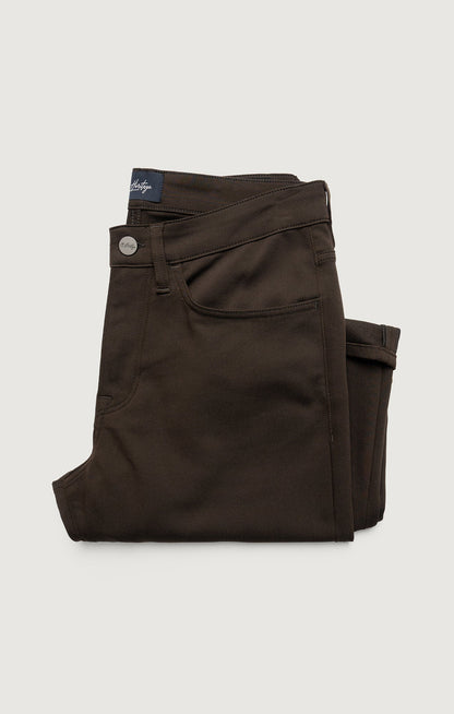 34 Heritage Charisma Relaxed Straight Commuter Pants in Brown