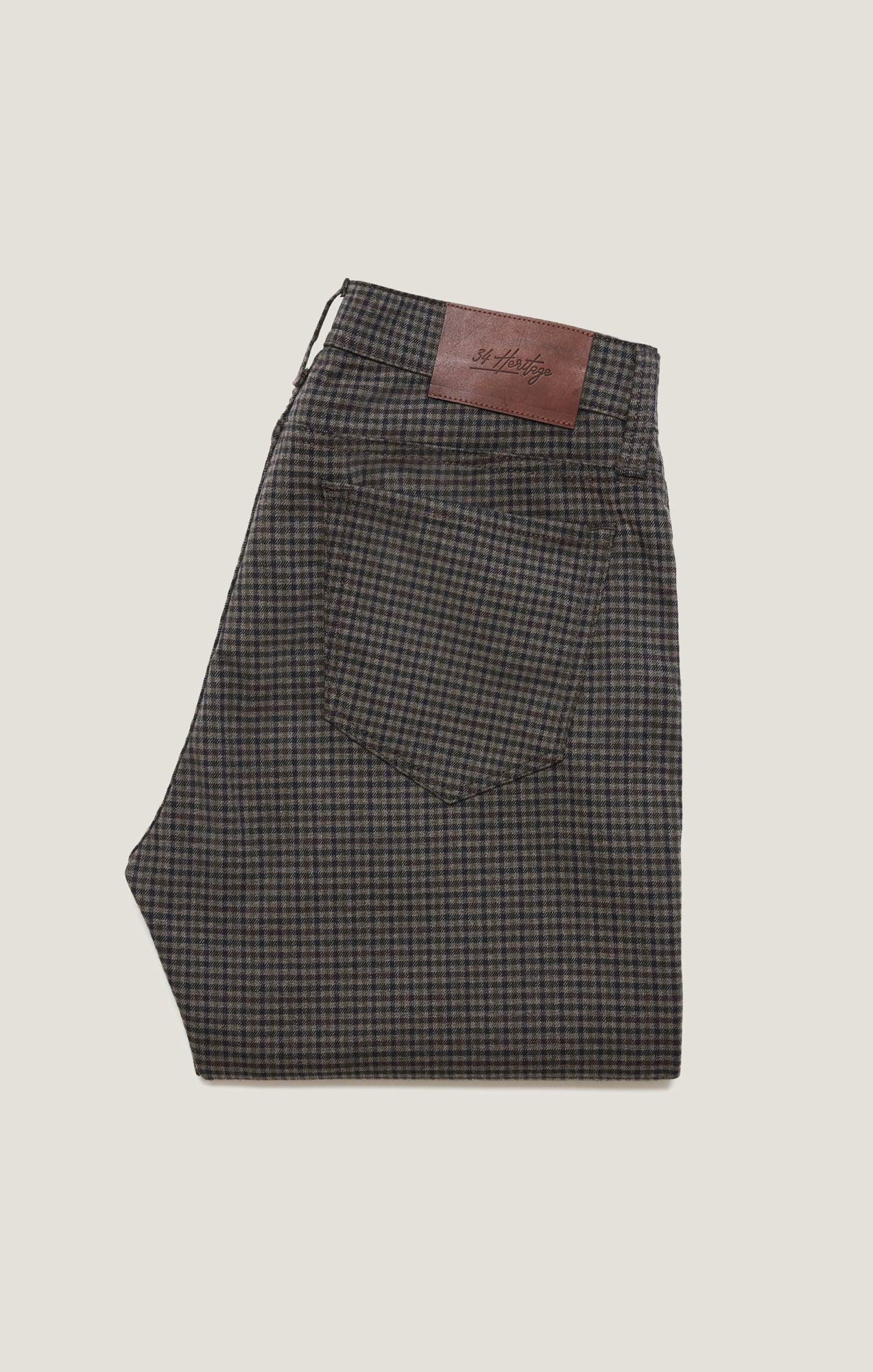 34 Heritage Courage Straight Leg Pants in Multi Elite Check