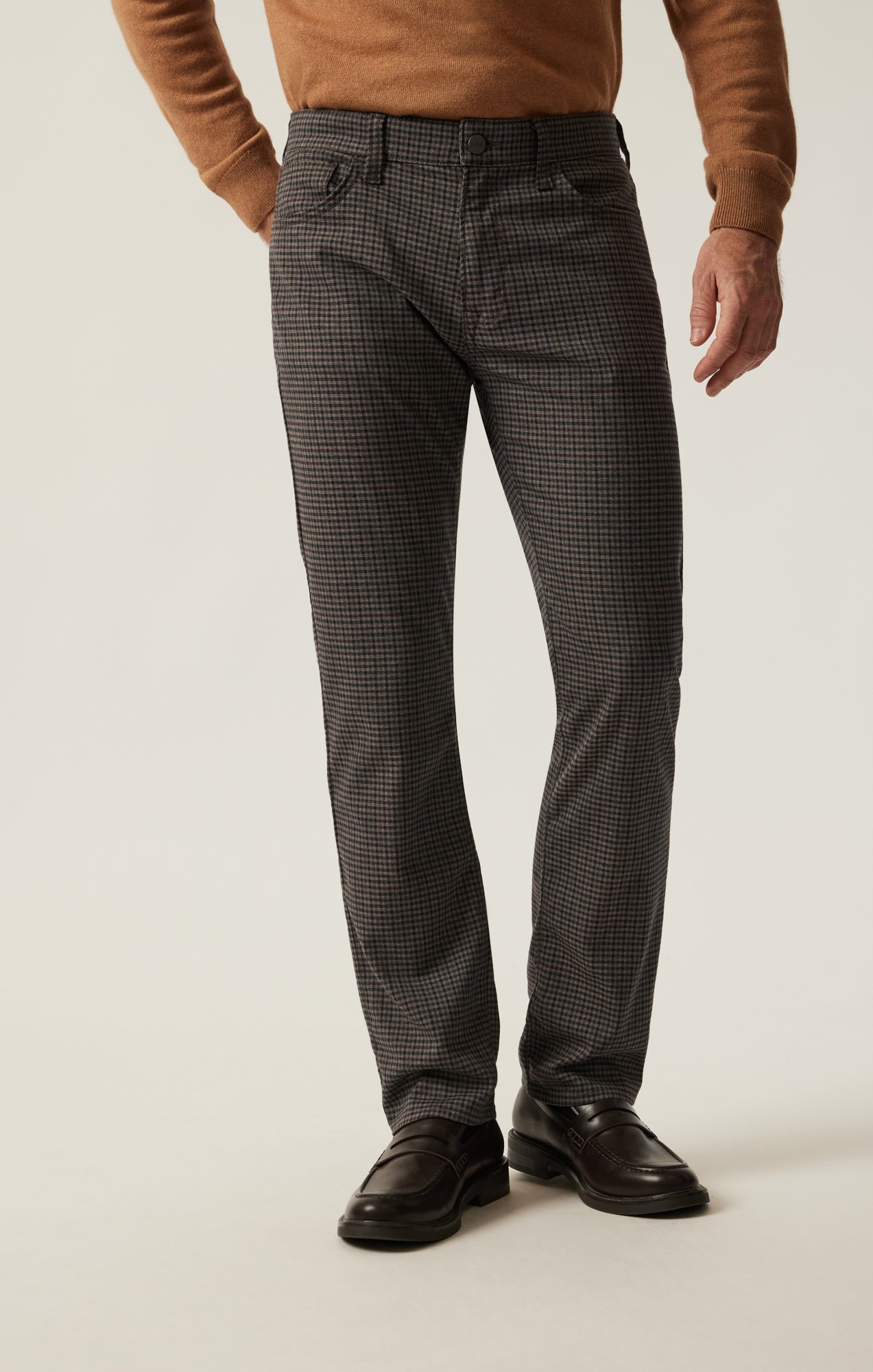 34 Heritage Courage Straight Leg Pants in Multi Elite Check
