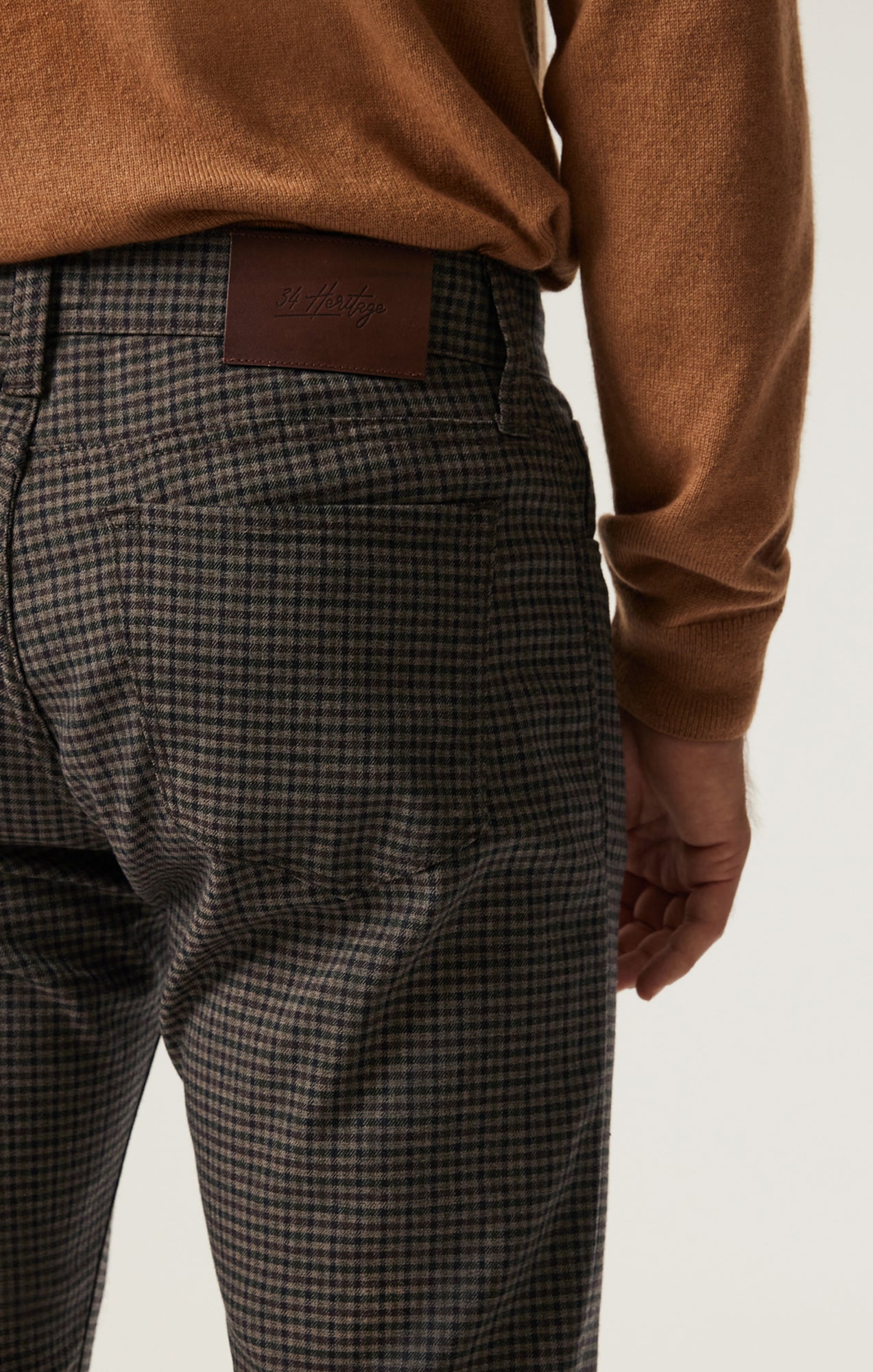 34 Heritage Courage Straight Leg Pants in Multi Elite Check