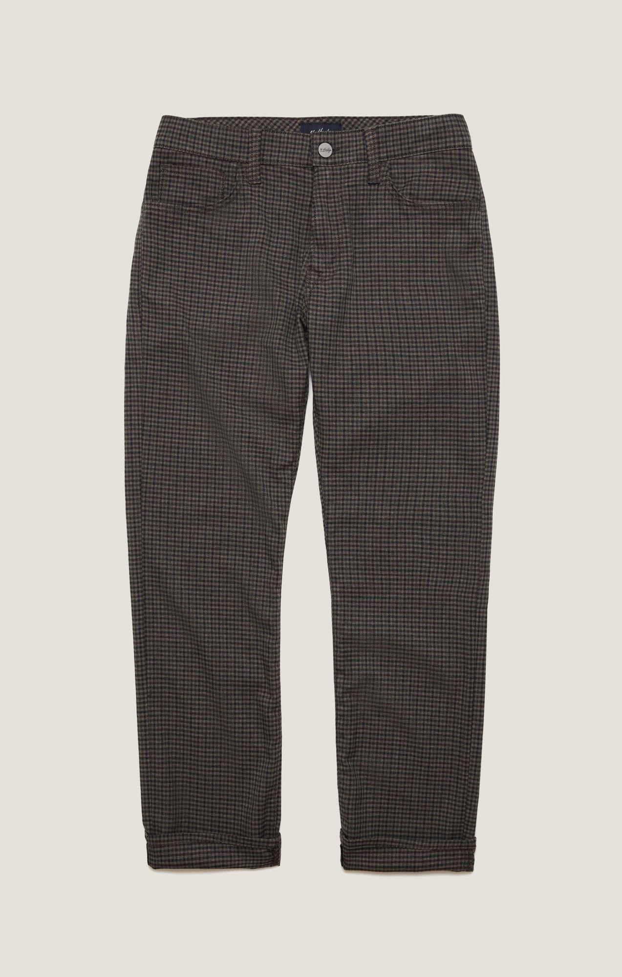 34 Heritage Courage Straight Leg Pants in Multi Elite Check