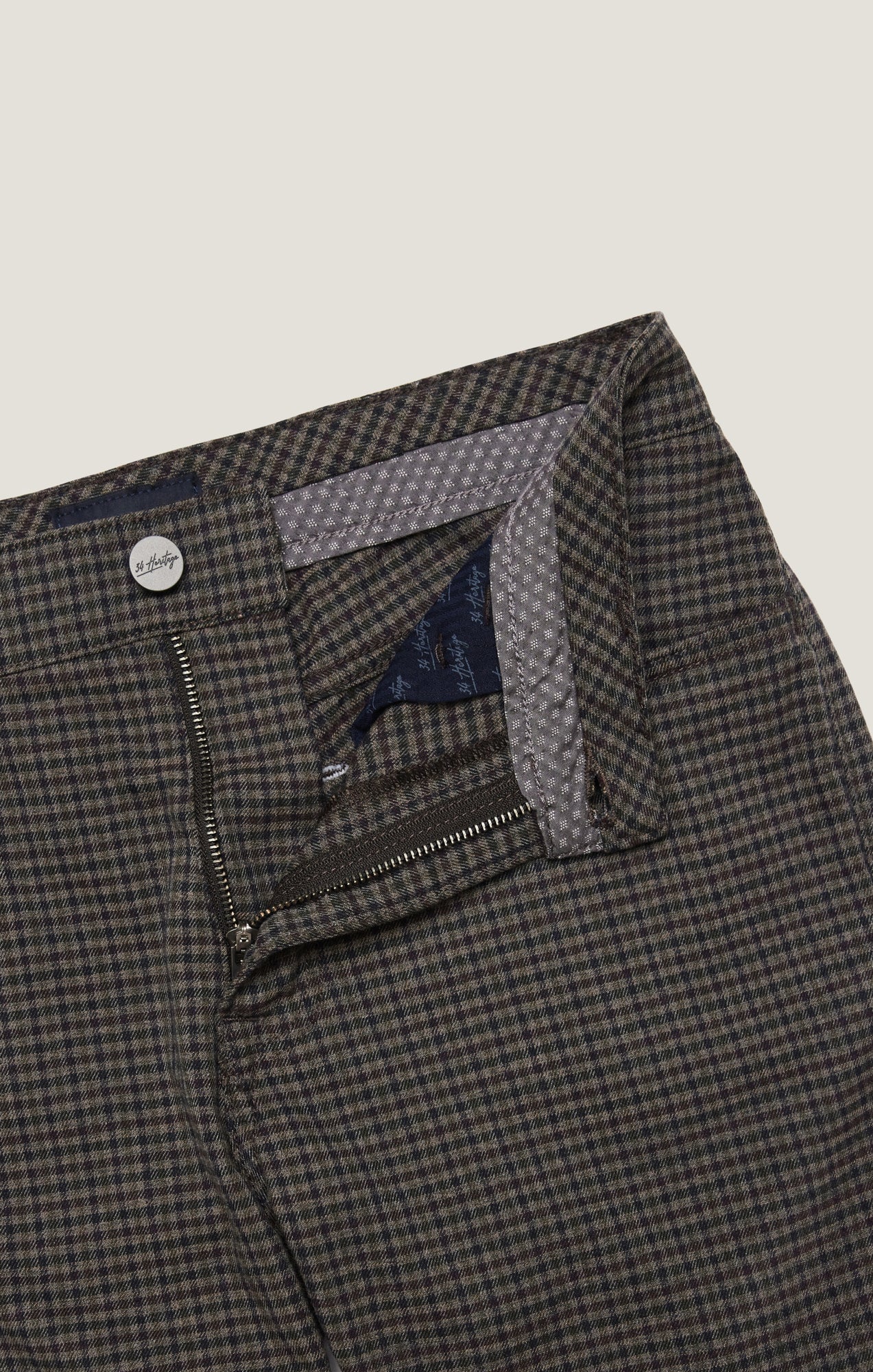 34 Heritage Courage Straight Leg Pants in Multi Elite Check