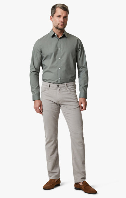 34 Heritage Courage Straight Leg Pants In Brown Refined Twill