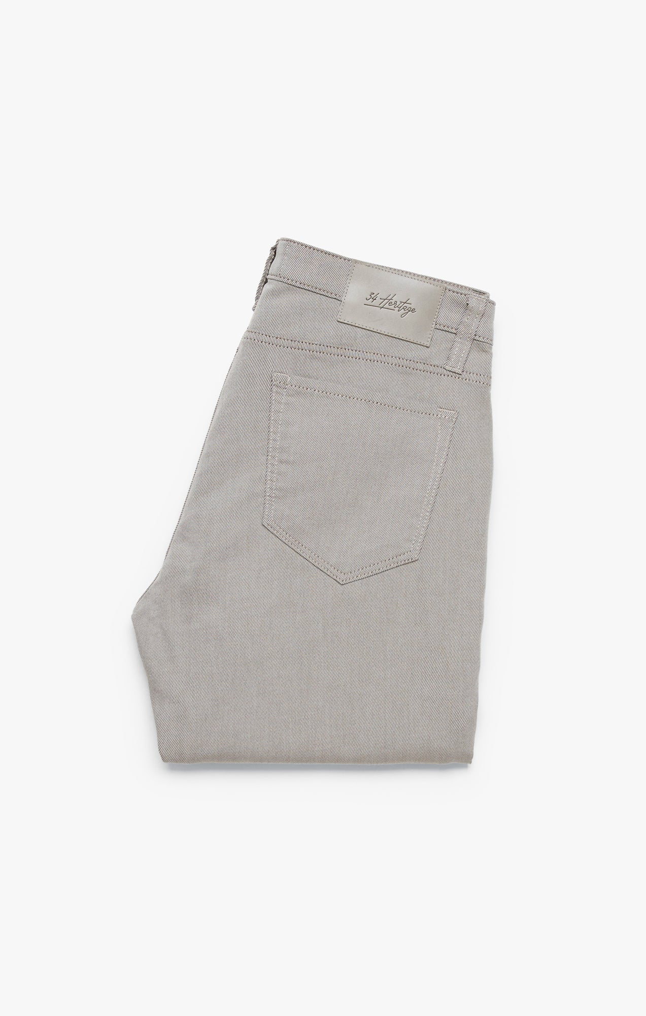 34 Heritage Courage Straight Leg Pants In Brown Refined Twill