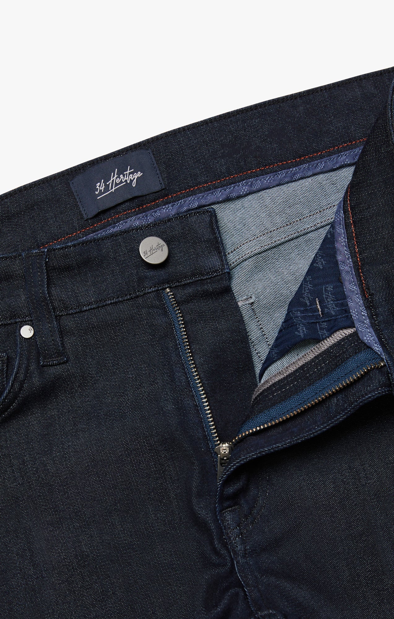 34 Heritage Courage Straight Leg Jeans In Midnight Tonal Urban
