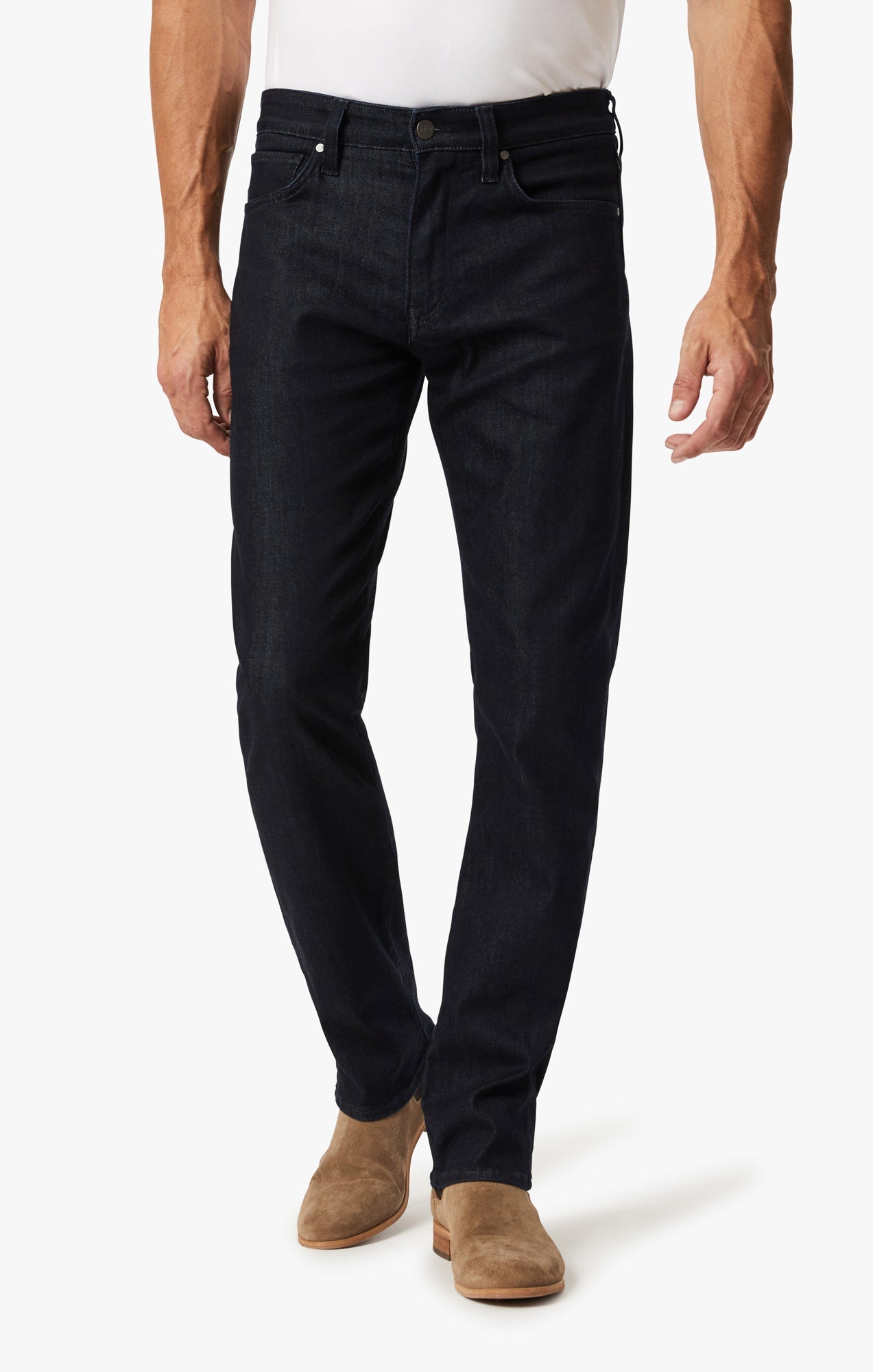 34 Heritage Courage Straight Leg Jeans In Midnight Tonal Urban