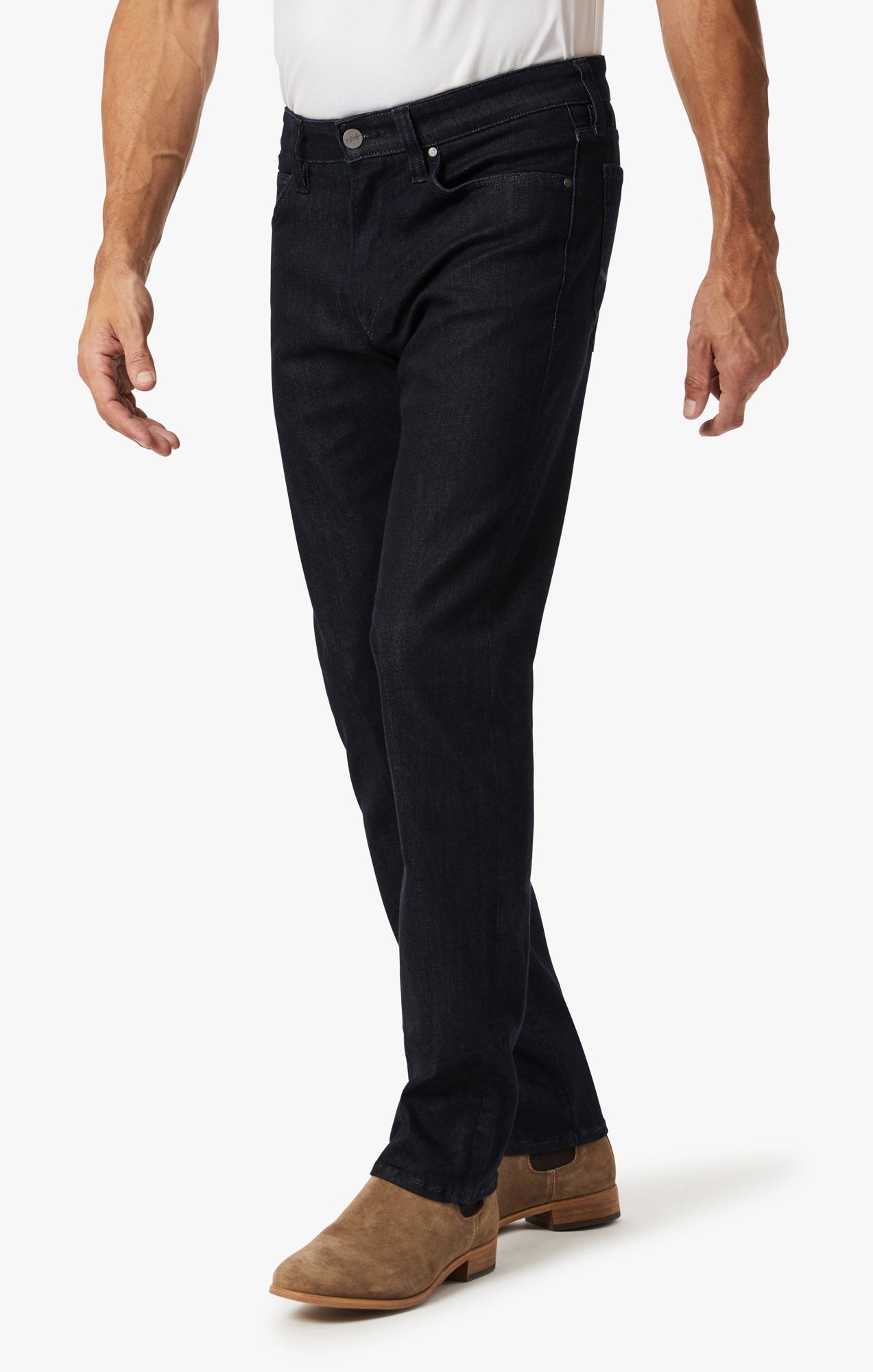 34 Heritage Courage Straight Leg Jeans In Midnight Tonal Urban