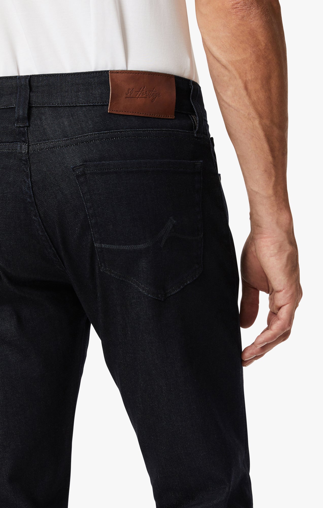34 Heritage Courage Straight Leg Jeans In Midnight Tonal Urban