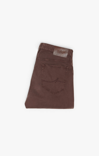 34 Heritage Charisma Relaxed Straight Leg Pants In Mahogany Twill