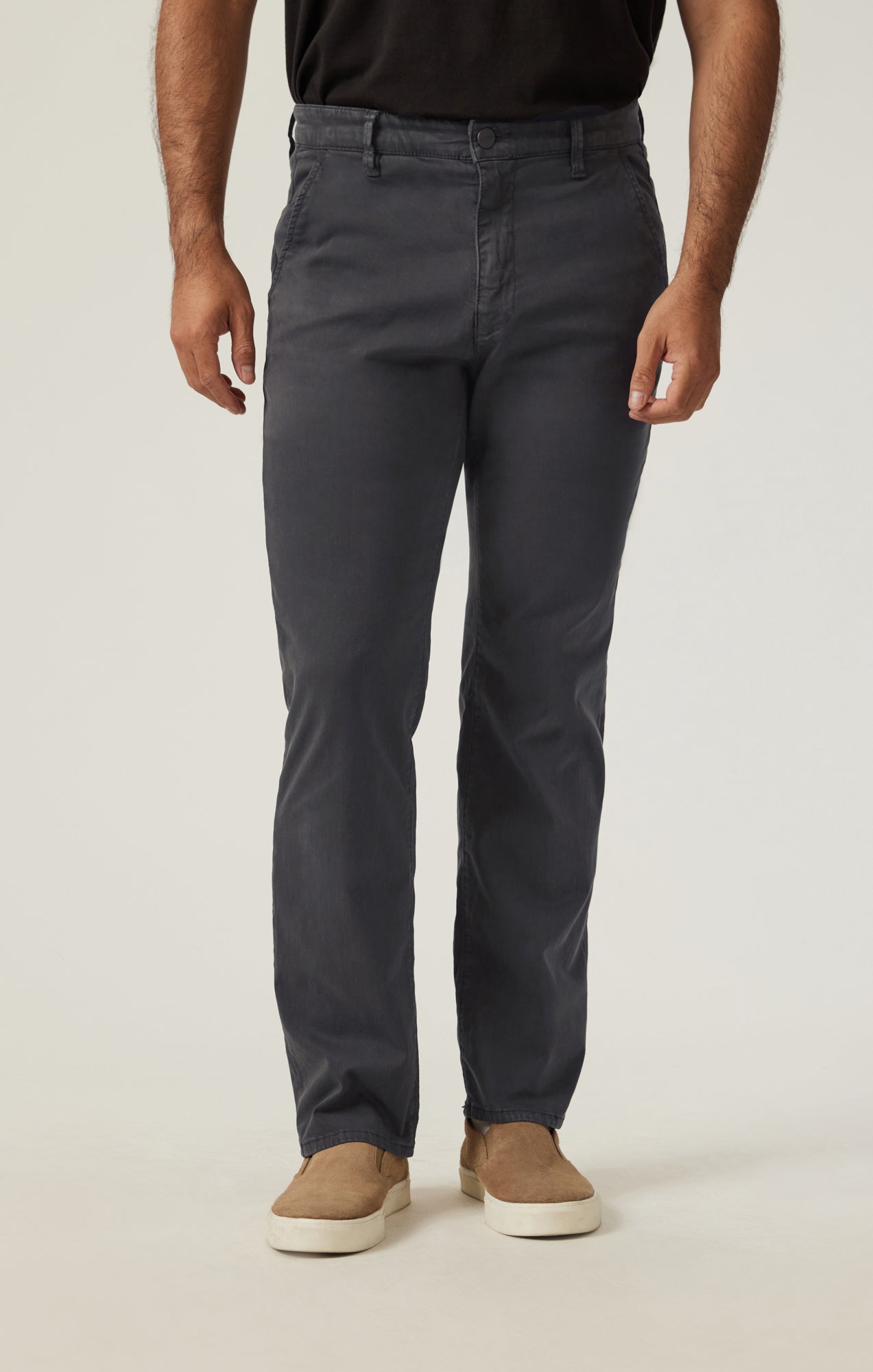 34 Heritage Charisma Relaxed Straight Chinos in Ash Twill