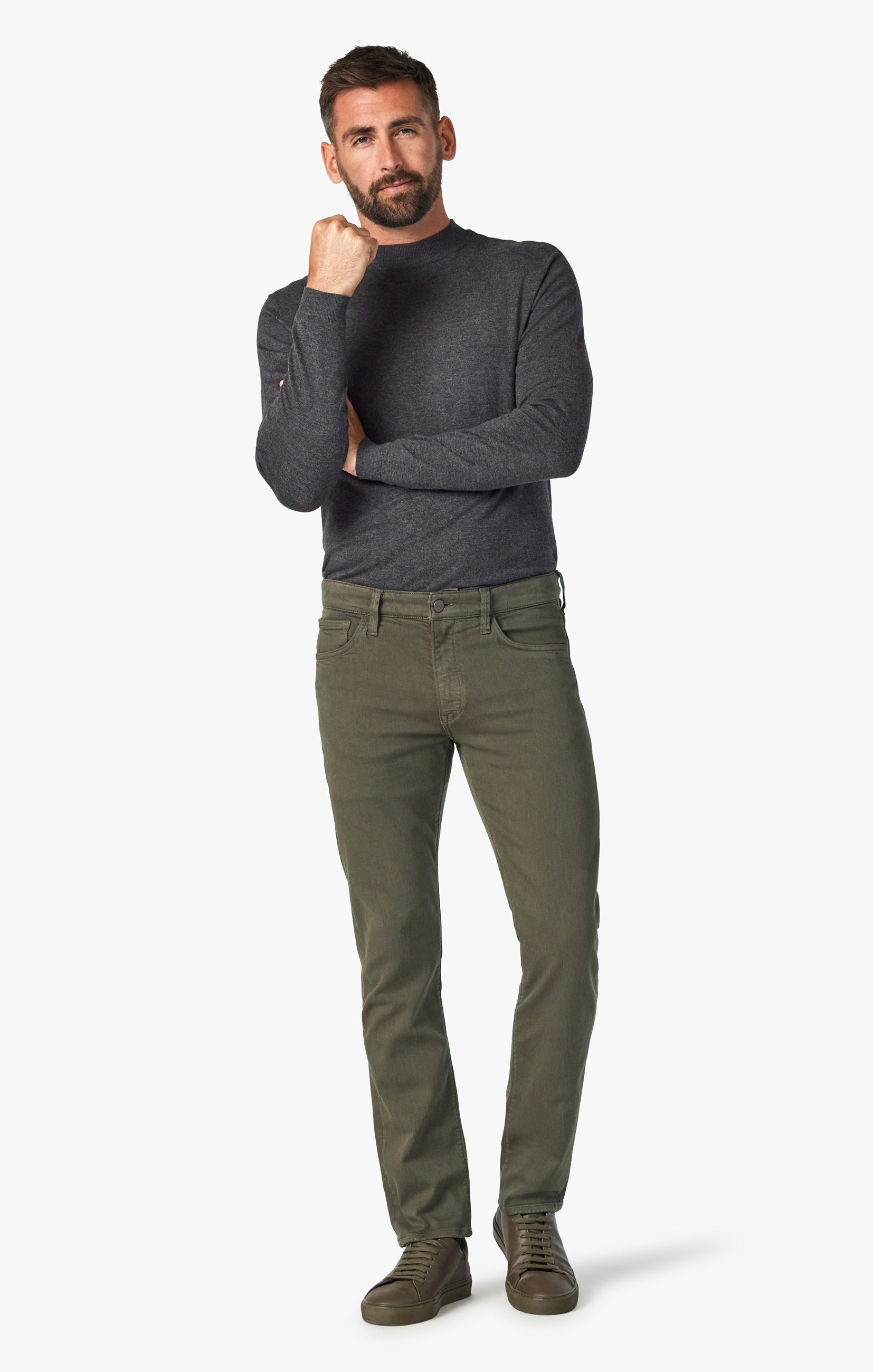 34 Heritage Charisma Classic Fit Pants in Green Comfort