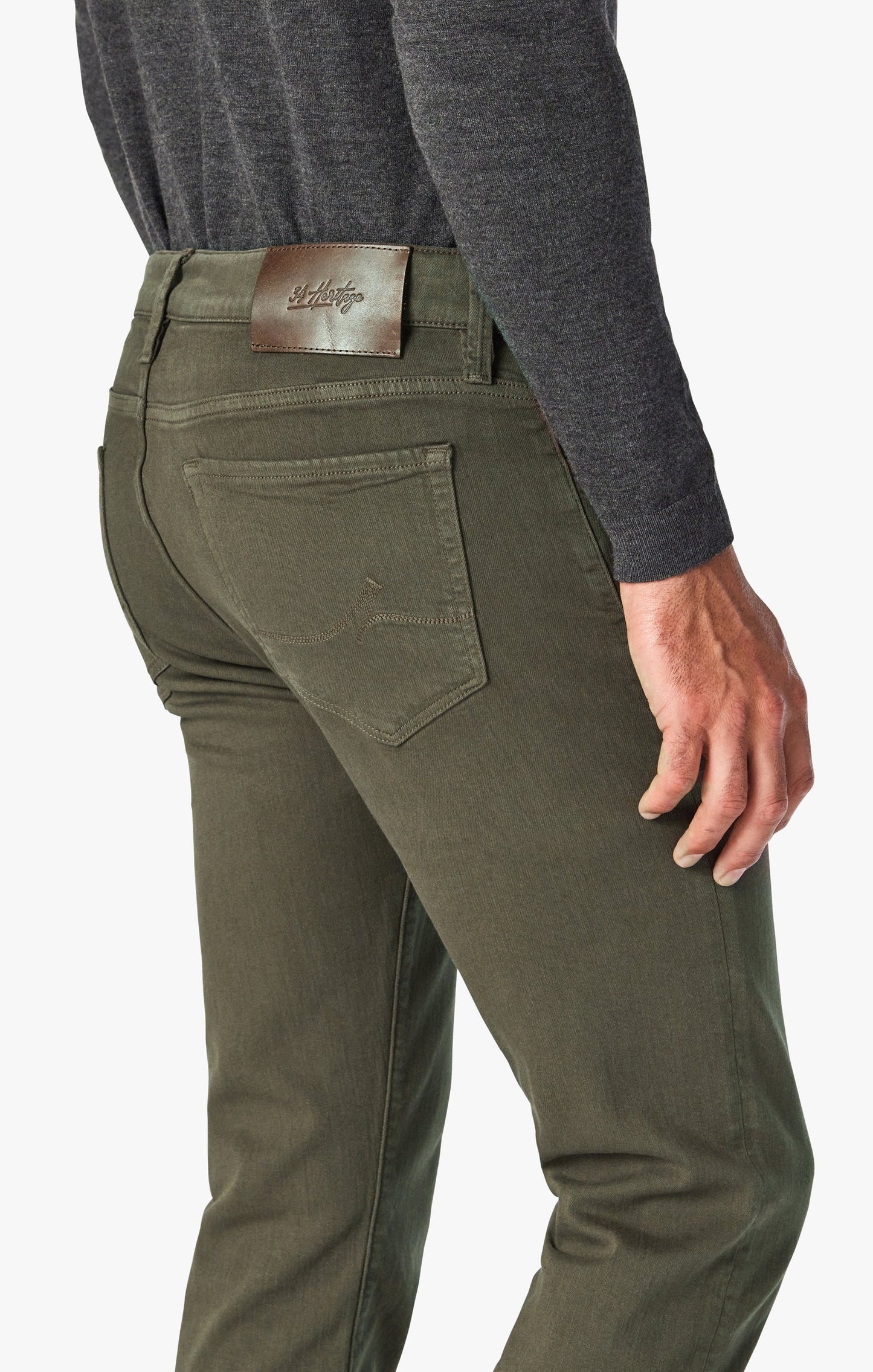 34 Heritage Charisma Classic Fit Pants in Green Comfort