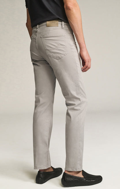 34 Heritage Charisma Relaxed Straight Pants in Cement Twill