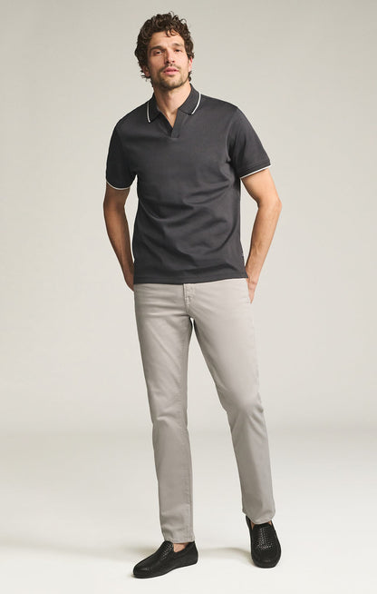 34 Heritage Charisma Relaxed Straight Pants in Cement Twill