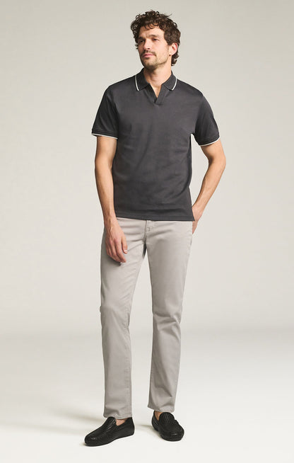 34 Heritage Charisma Relaxed Straight Pants in Cement Twill