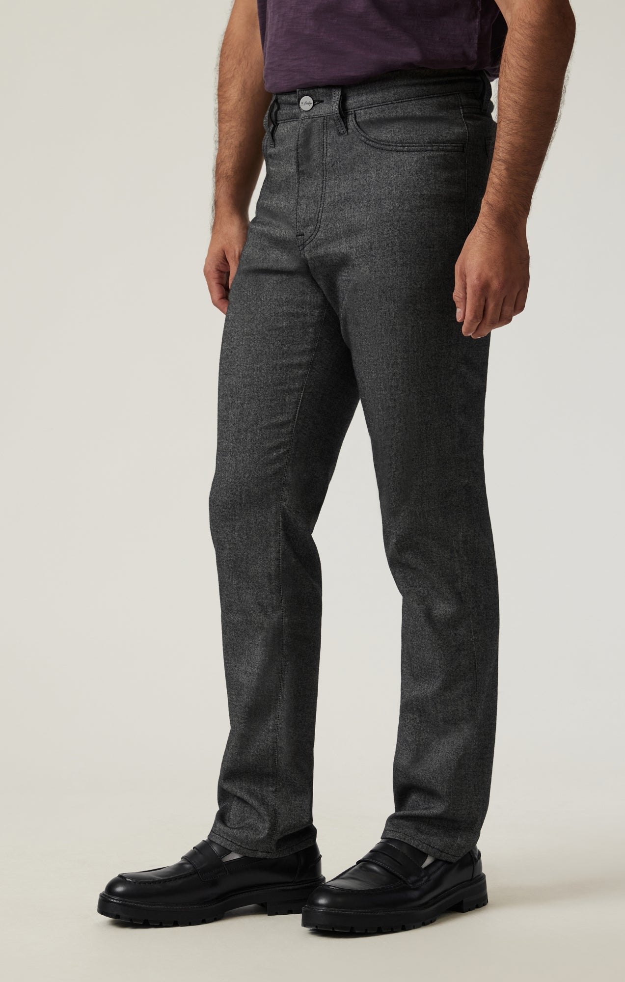 34 Heritage Charisma Relaxed Straight Pants in Grey Elite
