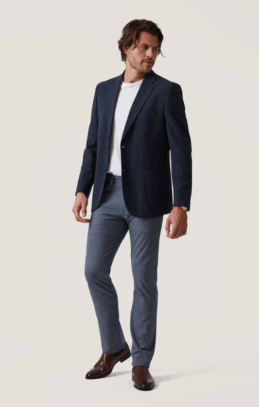 34 Heritage Charisma Relaxed Straight Pants in Navy Fancy