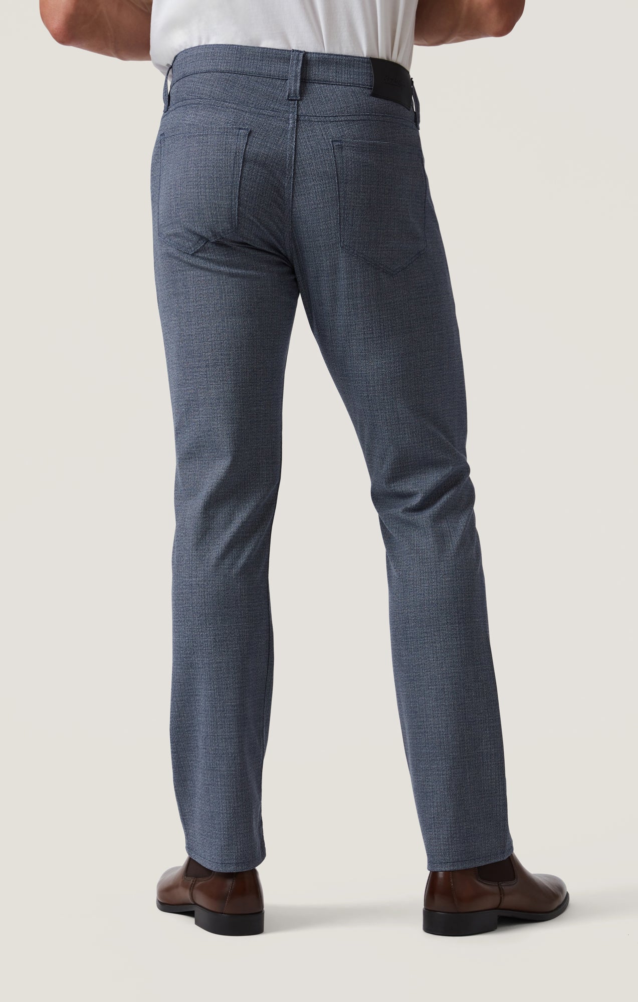 34 Heritage Charisma Relaxed Straight Pants in Navy Fancy