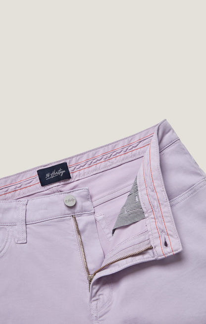 34 Heritage Courage Straight Leg Pants in Lilac Twill