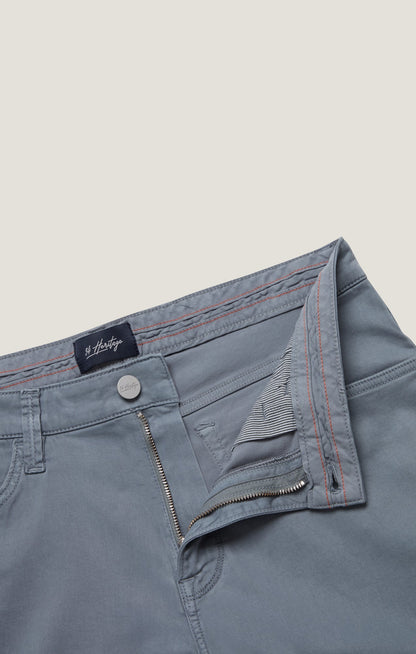 34 Heritage Courage Straight Leg Pants in Alloy Twill