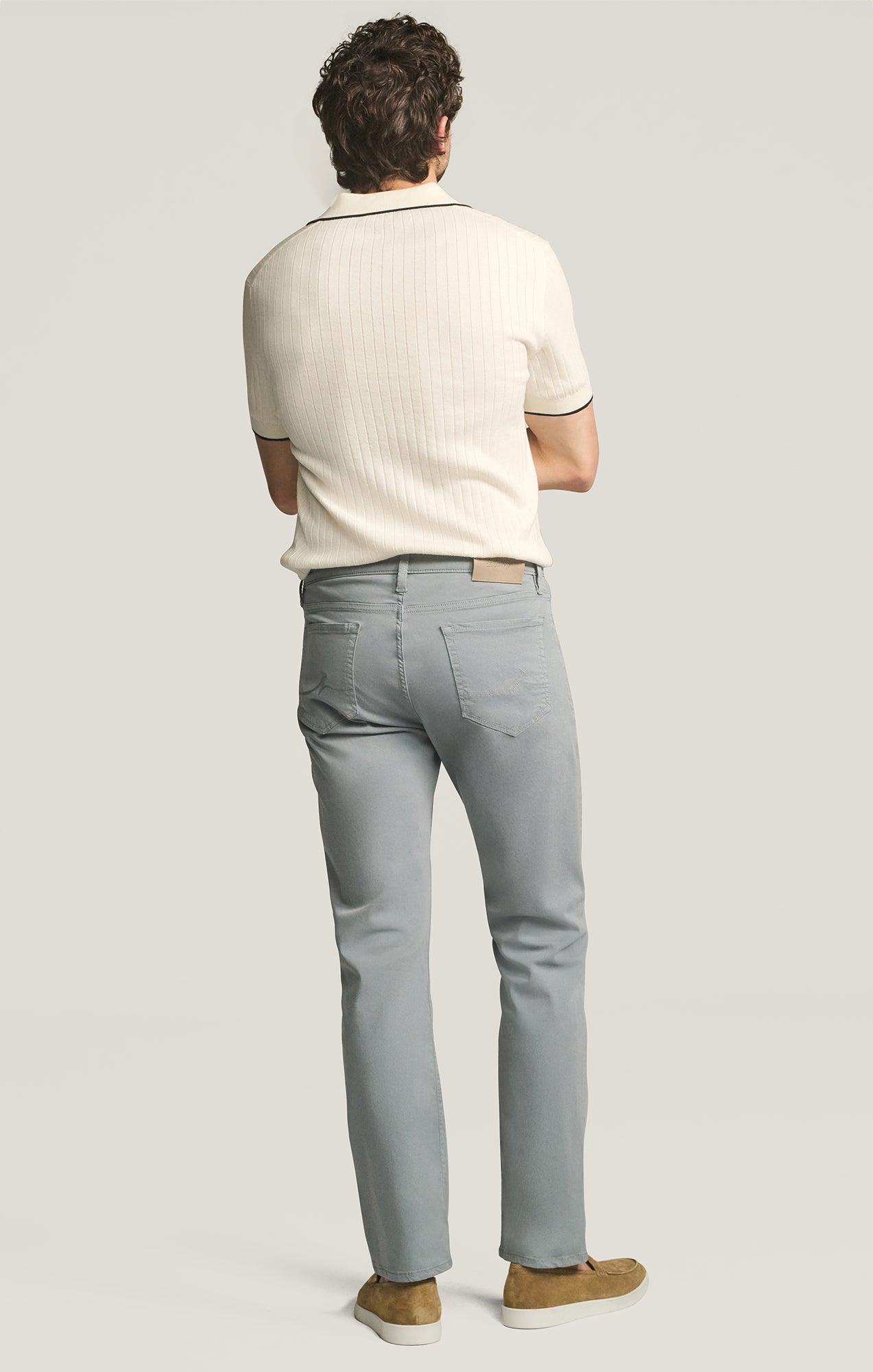 34 Heritage Courage Straight Leg Pants in Alloy Twill