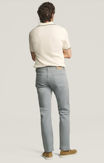34 Heritage Courage Straight Leg Pants in Alloy Twill