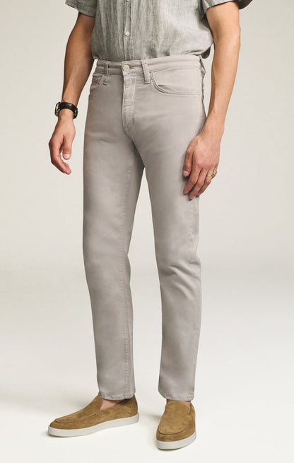 34 Heritage Courage Straight Leg Pants in Cement Twill
