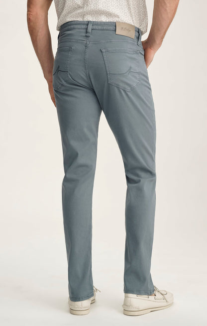 34 Heritage Courage Straight Leg Pants In Flint Stone Twill