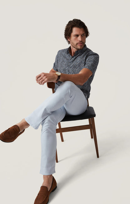 34 Heritage Courage Straight Leg Pants in Sky Blue Coolmax