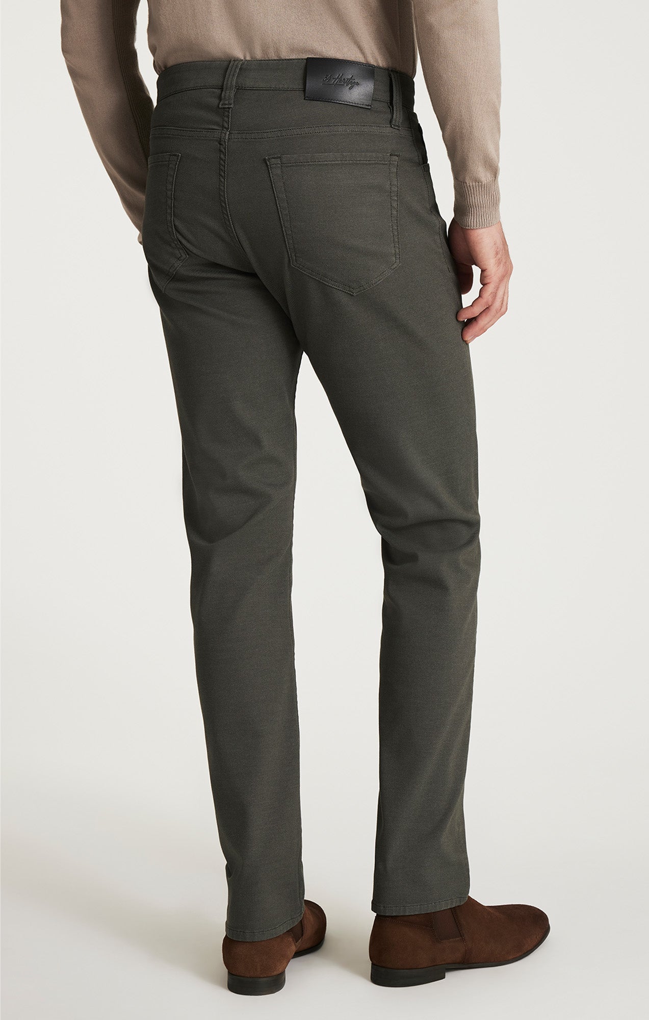 34 Heritage Courage Straight Leg Pants in Peat Coolmax