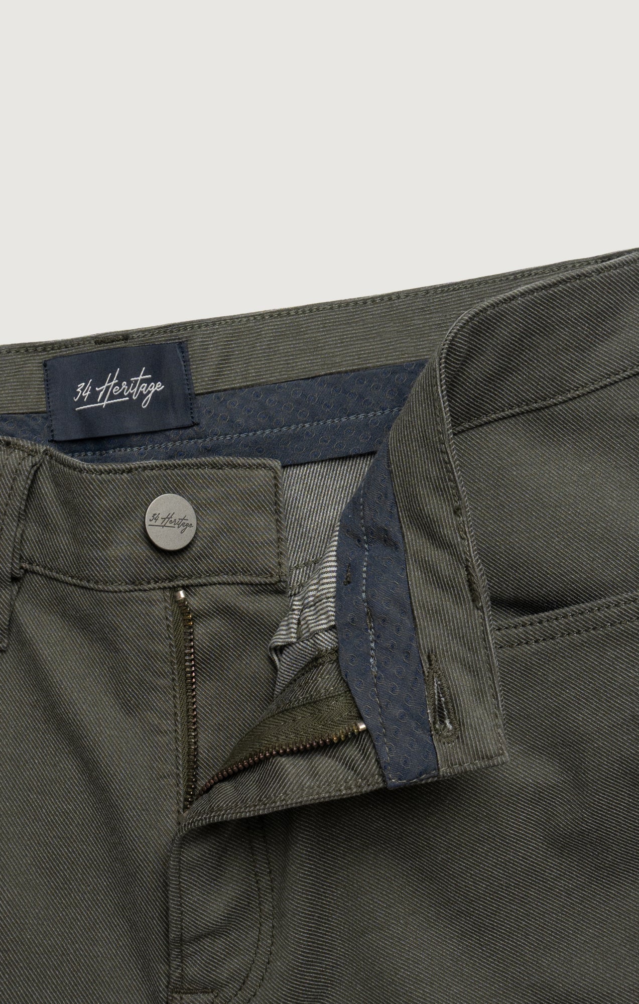 34 Heritage Courage Straight Leg Pants in Peat Coolmax