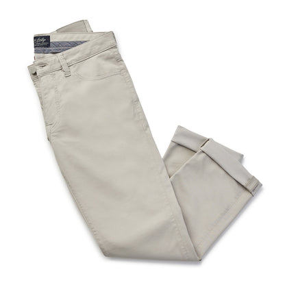 34 Heritage Courage Mid-Rise, Straight Leg Pants In Oyster Summer Coolmax