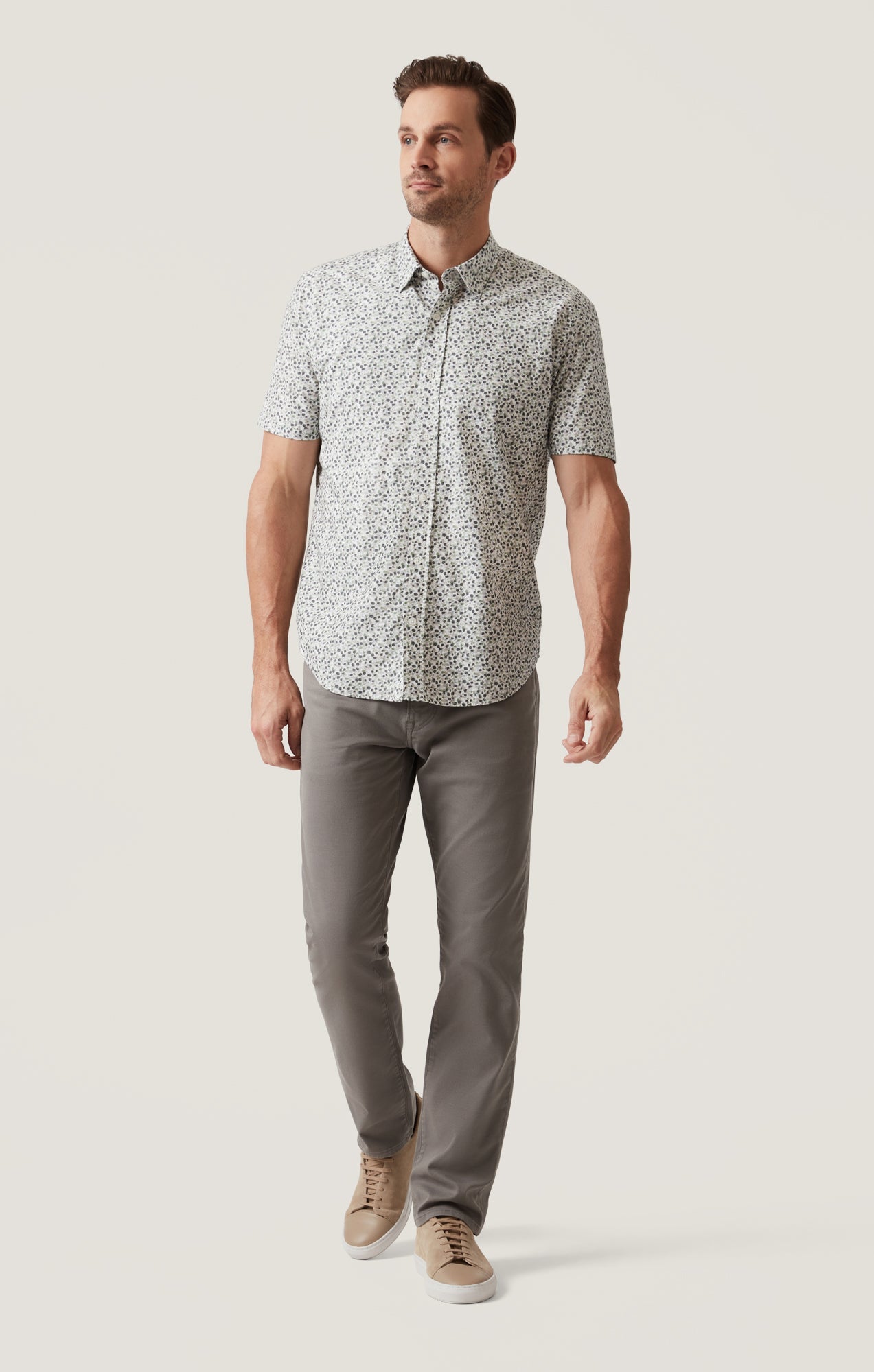 34 Heritage Courage Straight Leg Pants in Steel CoolMax