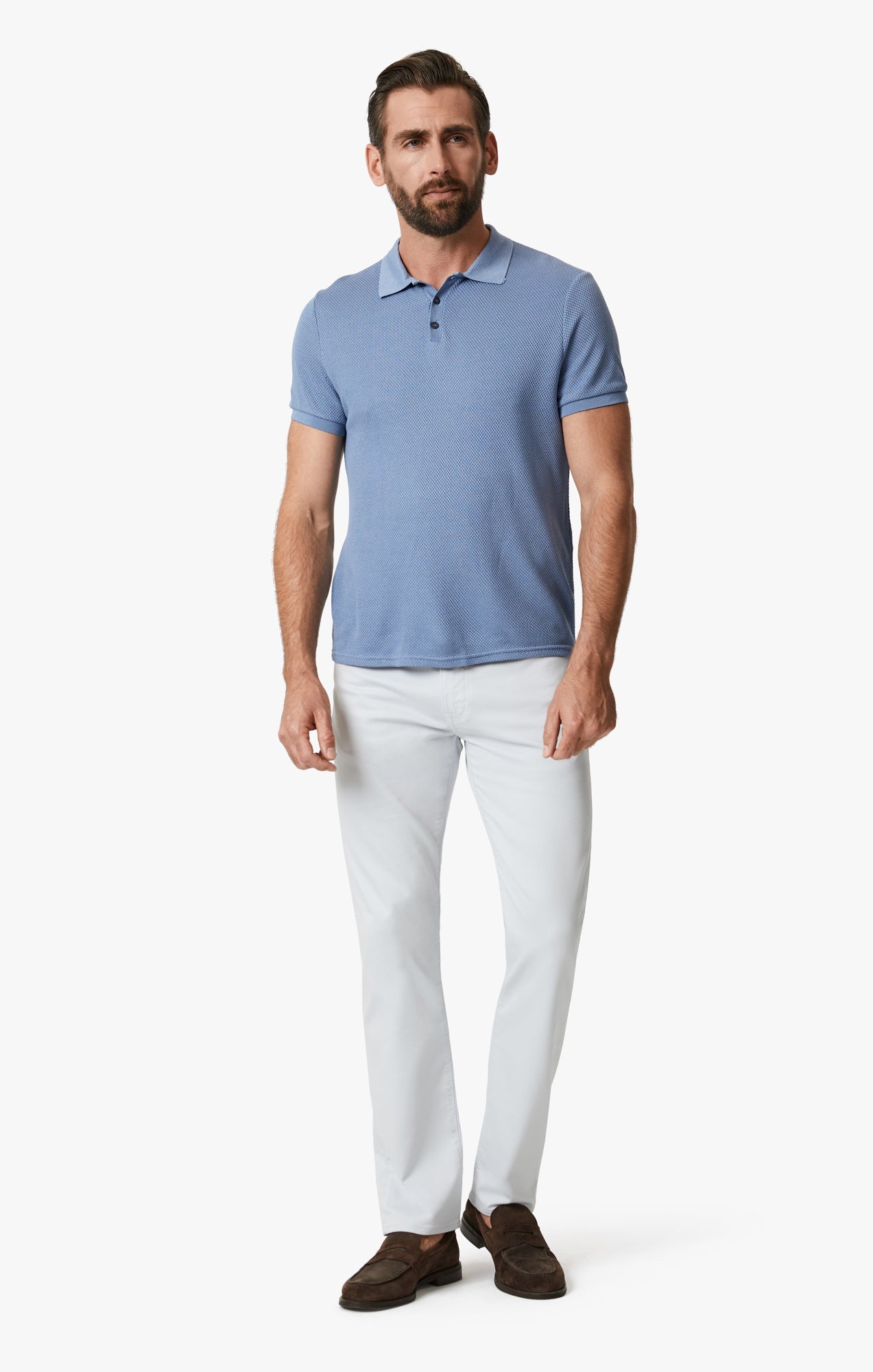 34 Heritage Courage Straight Leg Pants In Gray Dawn Coolmax