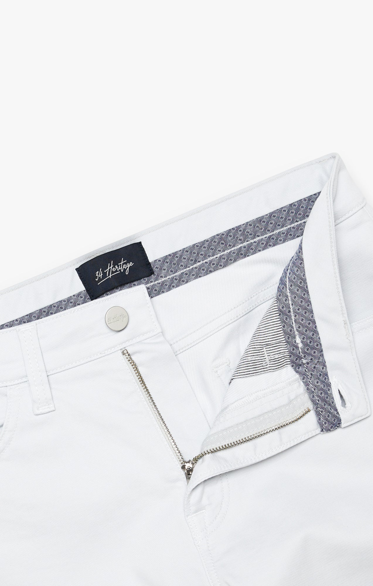 34 Heritage Courage Straight Leg Pants In Gray Dawn Coolmax