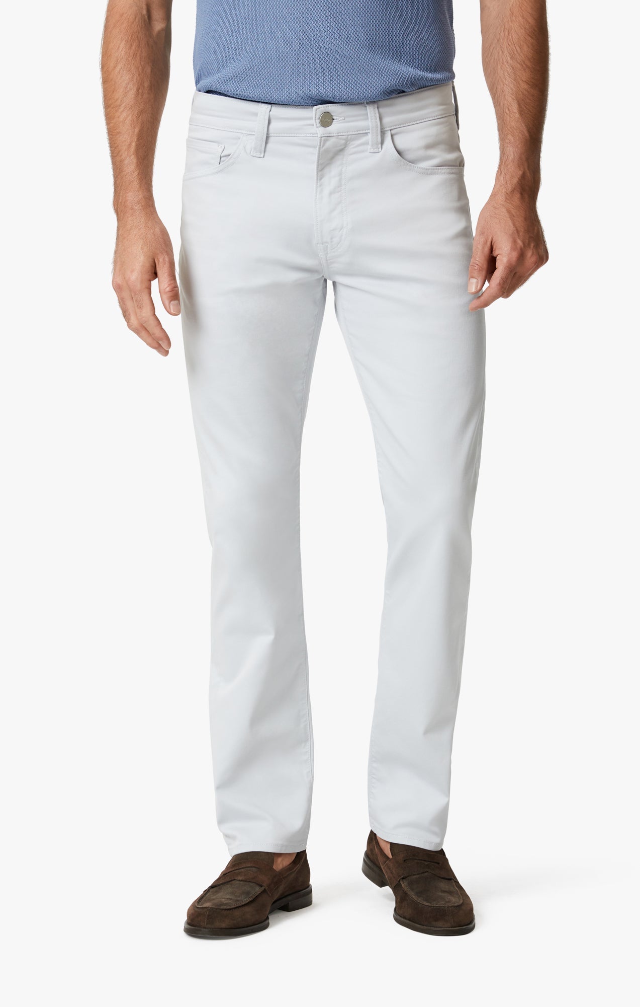34 Heritage Courage Straight Leg Pants In Gray Dawn Coolmax