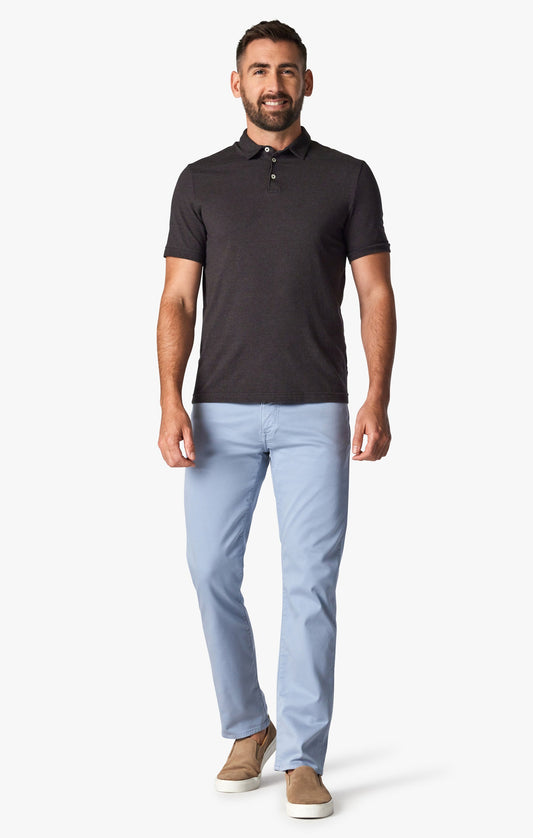 34 Heritage Courage Mid-Rise, Straight Leg Pants In French Blue Summer Coolmax