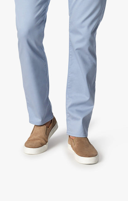 34 Heritage Courage Mid-Rise, Straight Leg Pants In French Blue Summer Coolmax