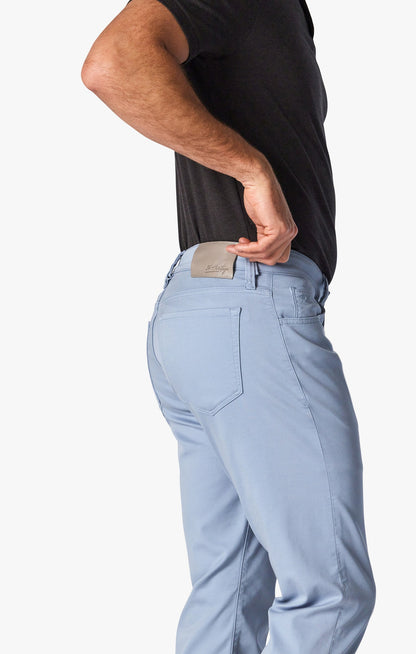 34 Heritage Courage Mid-Rise, Straight Leg Pants In French Blue Summer Coolmax