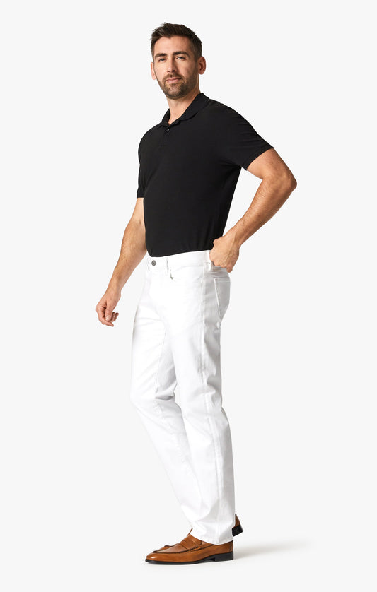 34 Heritage Courage Straight Leg Pants In Double White Comfort