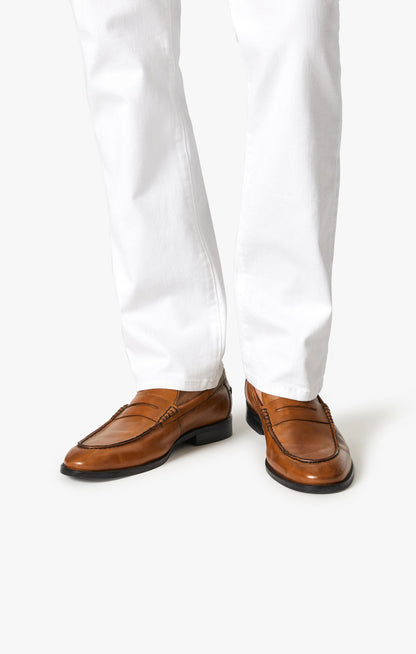 34 Heritage Courage Straight Leg Pants In Double White Comfort