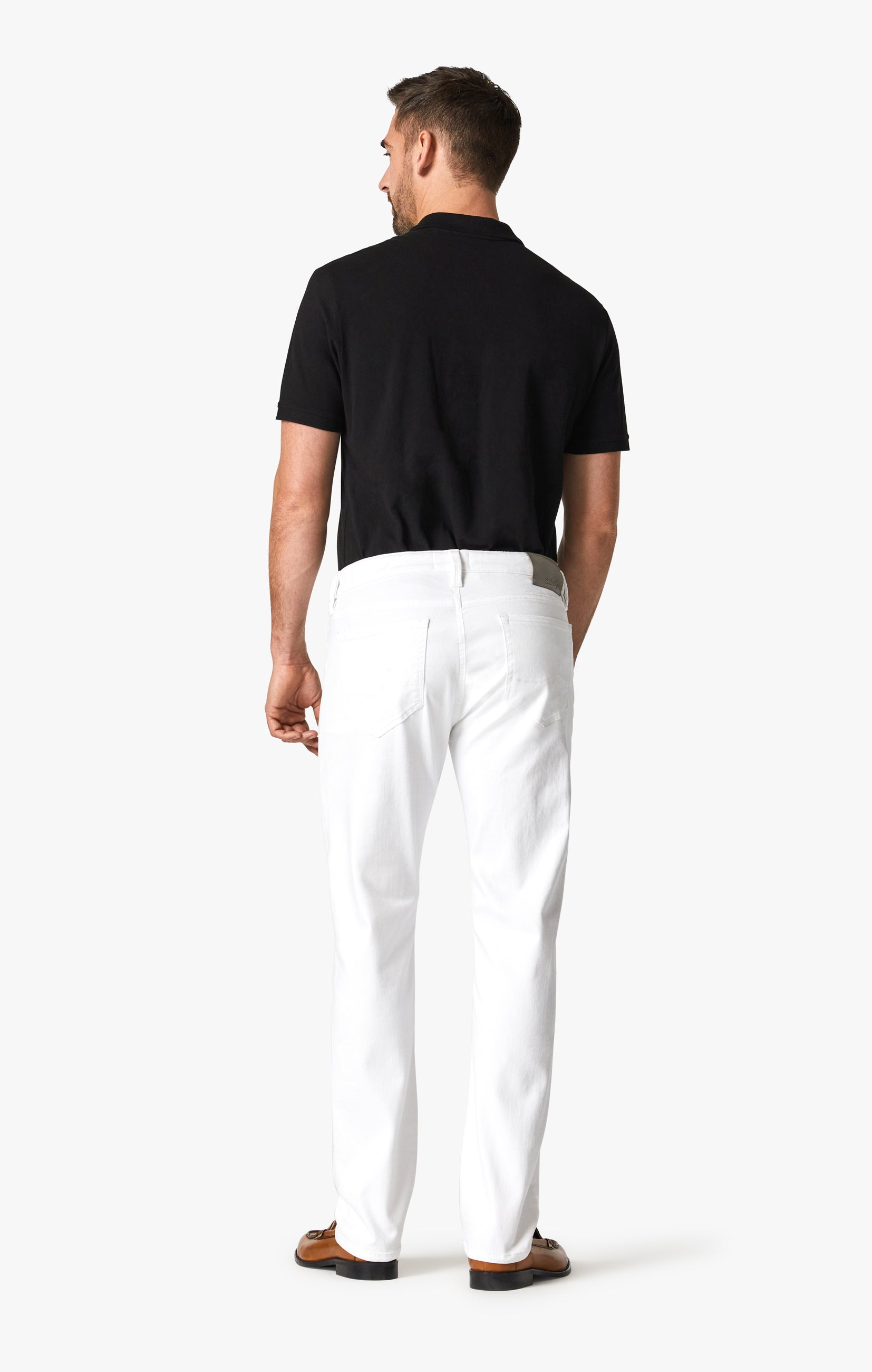 34 Heritage Courage Straight Leg Pants In Double White Comfort