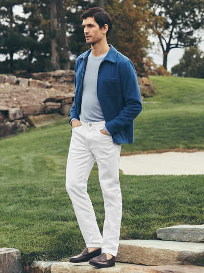 34 Heritage Courage Straight Leg Pants In Double White Comfort