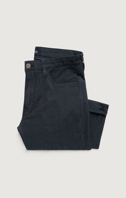 34 Heritage Courage Straight Leg Pants in Navy Herringbone
