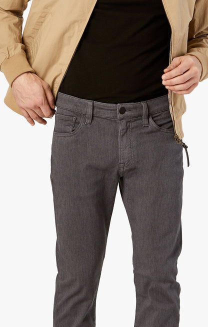 34 Heritage Courage Straight Leg Pants in Grey Diagonal
