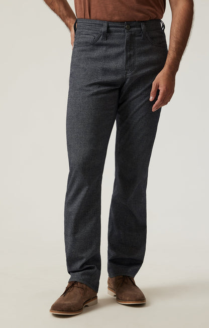 34 Heritage Charisma Relaxed Straight Pants in Navy Elite