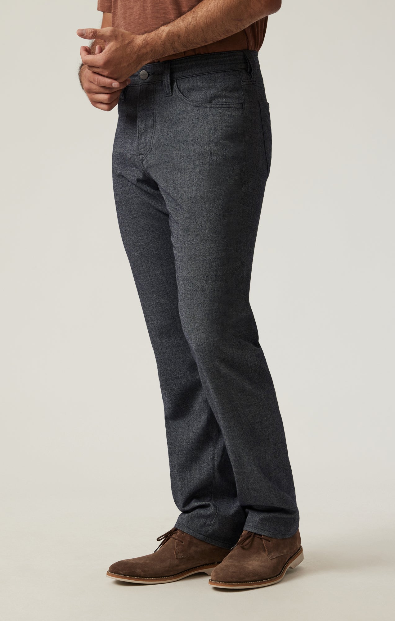 34 Heritage Charisma Relaxed Straight Pants in Navy Elite