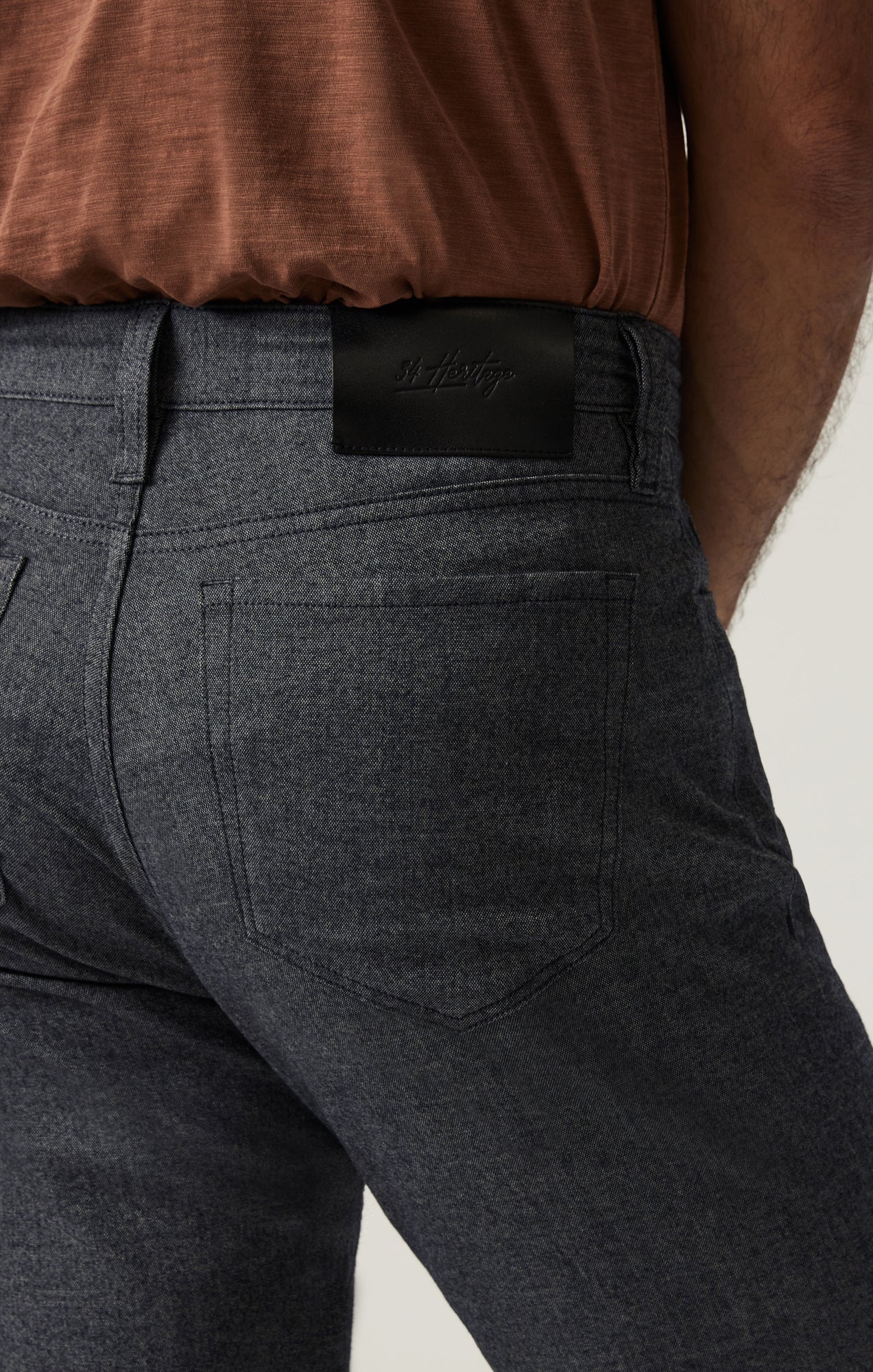 34 Heritage Charisma Relaxed Straight Pants in Navy Elite